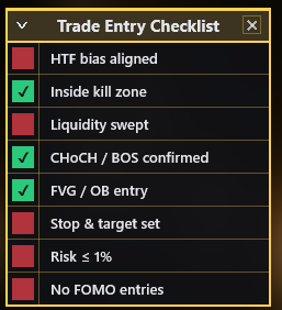 DS Checklist